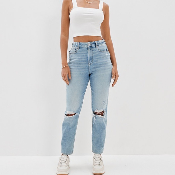 American Eagle Outfitters Denim - American Eagle Ripped Mom Jeans